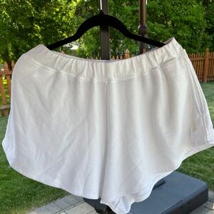 Free People Movement White Shorts. NWOT. Oversized.